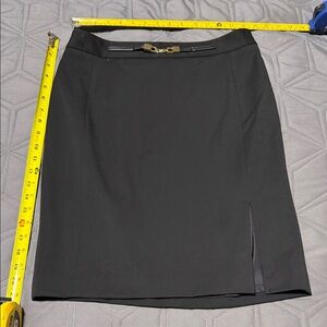 Express Elegant Black Pencil Skirt